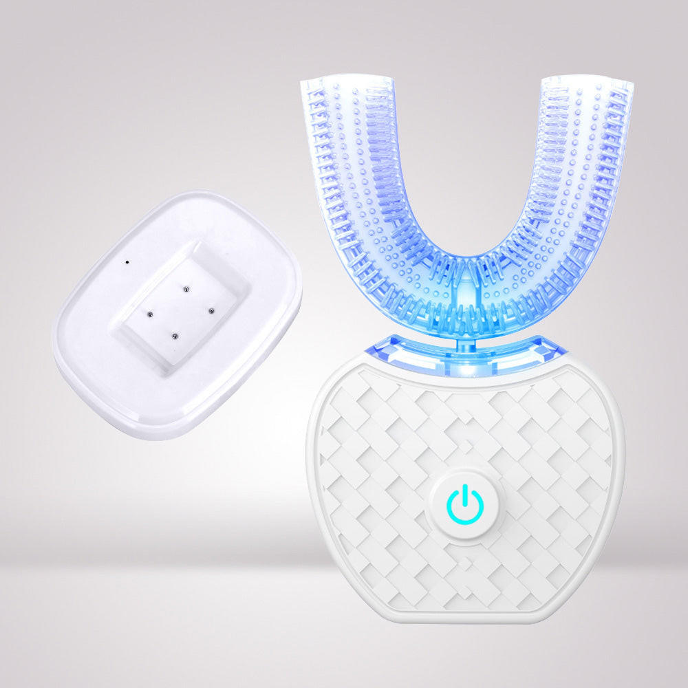 Belro ultrasonic electric toothbrush with sleek design, showcasing its cleaning head and ergonomic handle for effective oral care.