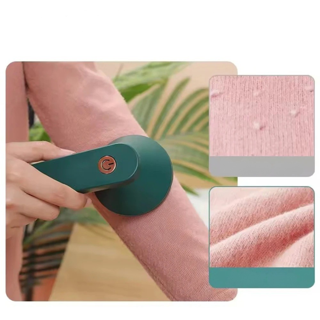 Belro electric lint remover for home and outdoor use, shown with its compact handheld design on a clean surface.