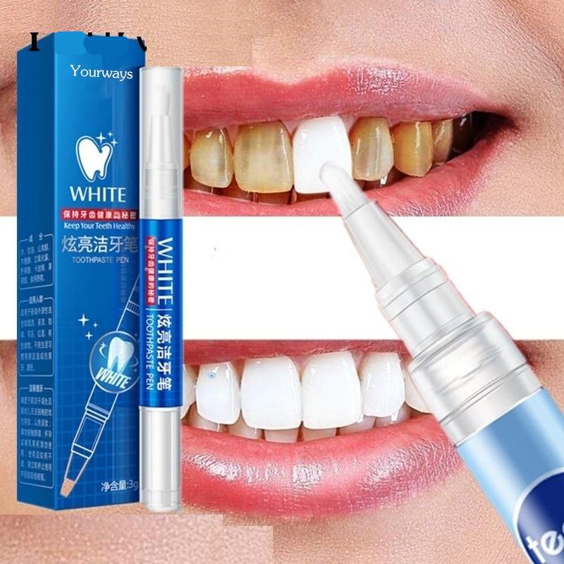 Belro Magic Natural Tooth Whitening Gel Pen for oral care, featuring a sleek white pen with a blue cap and applicator tip.
