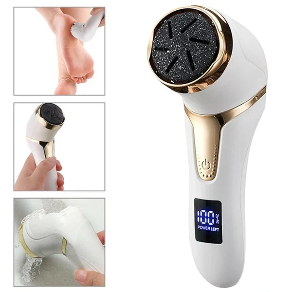 Belro vacuum callus remover device for skin care, with a sleek design and ergonomic handle, suitable for foot callus removal.