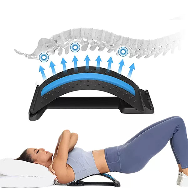 Belro back extension acupressure massager with textured surface for targeted back pain relief and muscle relaxation.