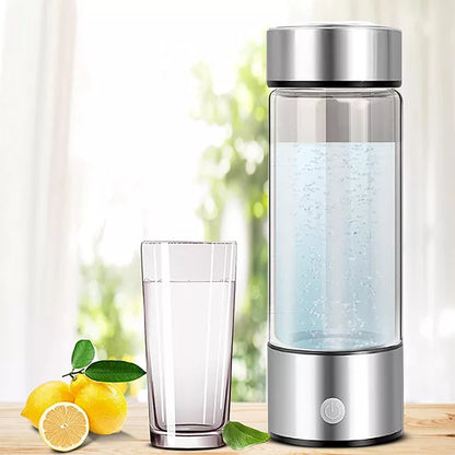 Belro portable hydrogen generator water bottle, compact and sleek design for home and kitchen use.