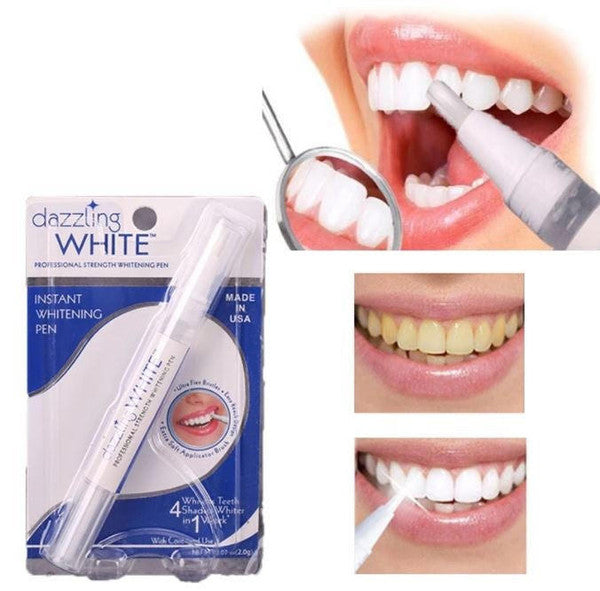 Belro dental whitening pen for oral care, featuring a sleek white pen with applicator tip for teeth whitening treatment.