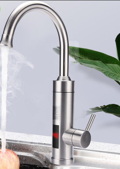 Belro electric kitchen faucet tap with modern design, featuring touchless operation and sleek chrome finish for home kitchen use.