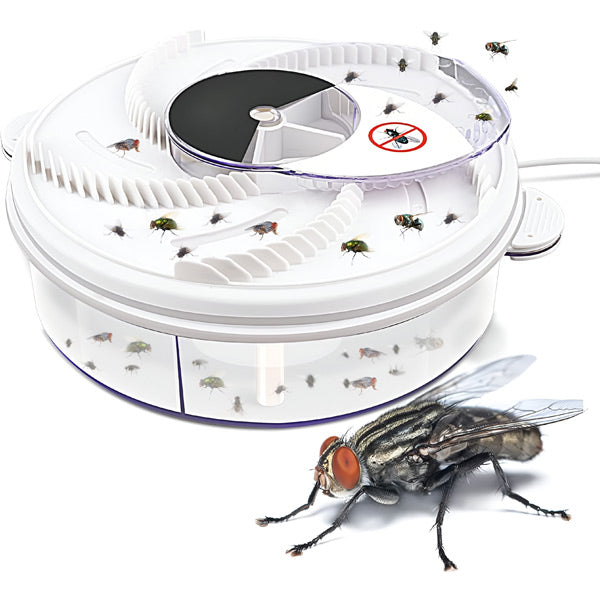 Belro highly effective fly trap device with electronic design, showing the trap in a compact, sleek form suitable for indoor use.