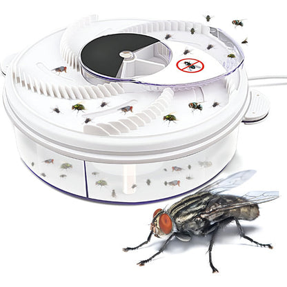 Belro highly effective fly trap device with electronic design, showing the trap in a compact, sleek form suitable for indoor use.