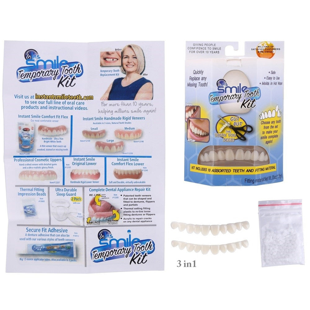 Belro high-quality false teeth, natural-looking dental prosthetics for oral care, shown on a clean white background.