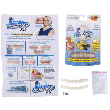 Belro high-quality false teeth, natural-looking dental prosthetics for oral care, shown on a clean white background.
