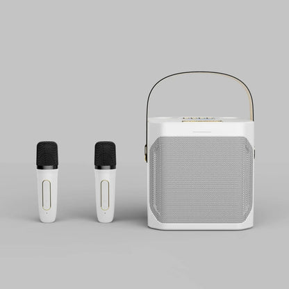 Belro portable karaoke Bluetooth speaker with 360° sound, compact design, ideal for music and singing at parties or outdoors