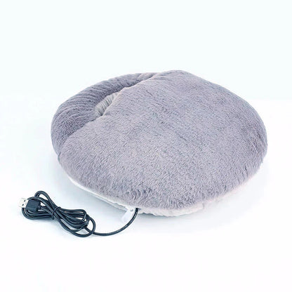 Belro Electric XL foot warmer showing plush fabric interior and control panel for pain relief and warmth in health and beauty.