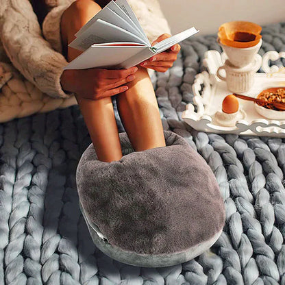 Belro Electric XL foot warmer in black, designed for pain relief and comfort in health and beauty use.