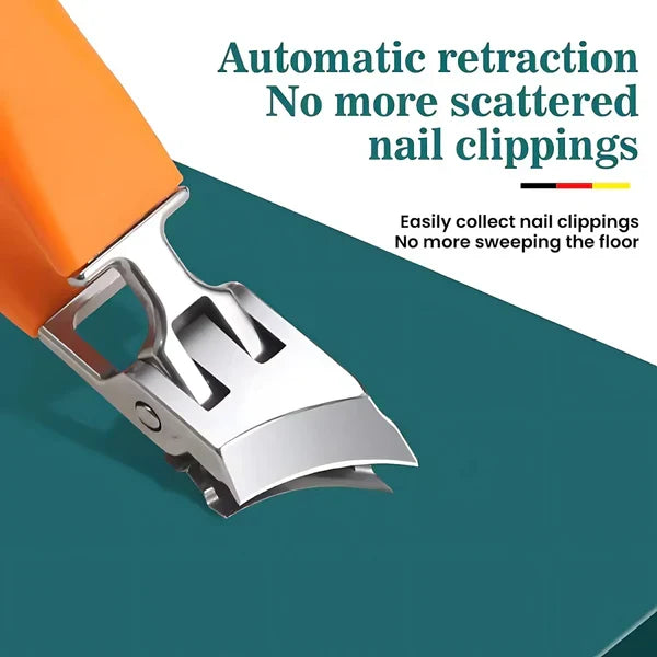Belro wide jaw nail clipper with anti-splash design for precise nail trimming in health and beauty nail care.