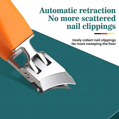 Belro wide jaw nail clipper with anti-splash design for precise nail trimming in health and beauty nail care.