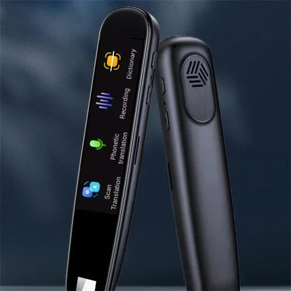 Belro Translator Pen Scanner showing its sleek design and digital display for instant language translation.