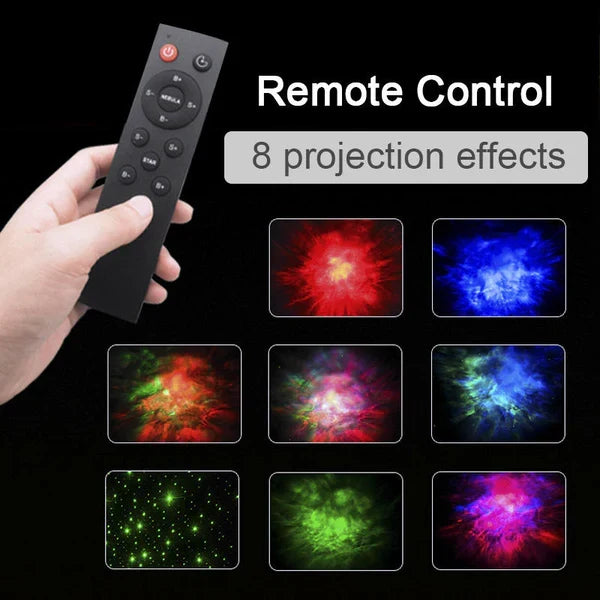Belro Astronaut Star Galaxy Projector for cats, displaying star and galaxy patterns on a pet-friendly device.
