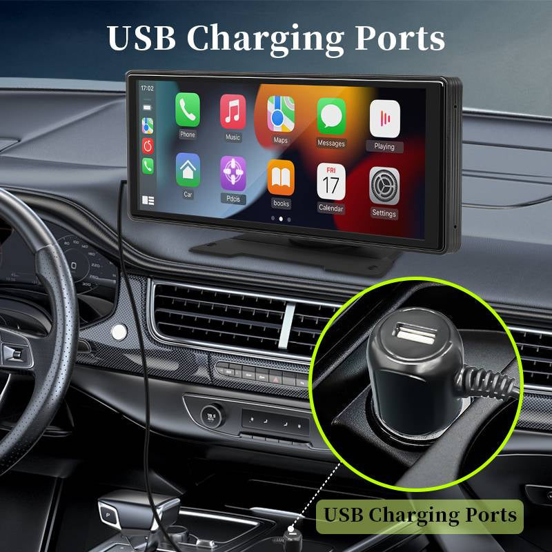Belro touch screen car stereo with Bluetooth and backup camera installed in a vehicle dashboard.