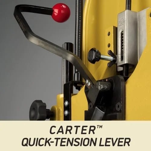 Casavibeo Powermatic 14-inch woodworking bandsaw with 1-1/2 HP motor, 115/230V, showcasing the saw's blade and sturdy frame.