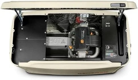 Casavibeo Generac Guardian 22kW home standby generator with transfer switch, all aluminum design, WiFi-enabled, whole house backup