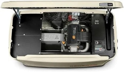 Casavibeo Generac Guardian 22kW home standby generator with transfer switch, all aluminum design, WiFi-enabled, whole house backup