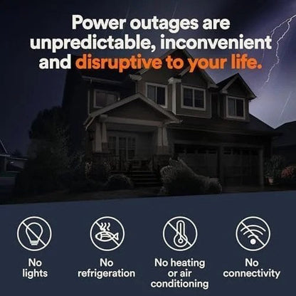 Casavibeo Generac Guardian 22kW home standby generator with WiFi, all aluminum build, 200 Amp transfer switch, and G-Force engine