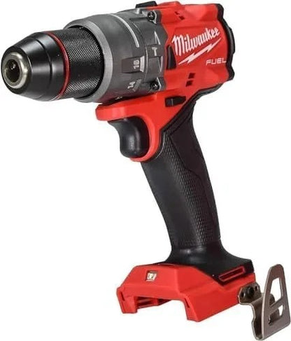 Milwaukee Electric M18 Fuel 2-Tool Combo Kit with cordless drill and impact driver shown with accessories