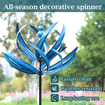 Belro stylish wind chime hanging in garden, featuring metal tubes and decorative design for outdoor porch and garden decor.