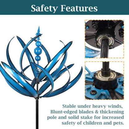 Belro stylish garden and porch wind chime with metal tubes and decorative accents, perfect for outdoor home decor.