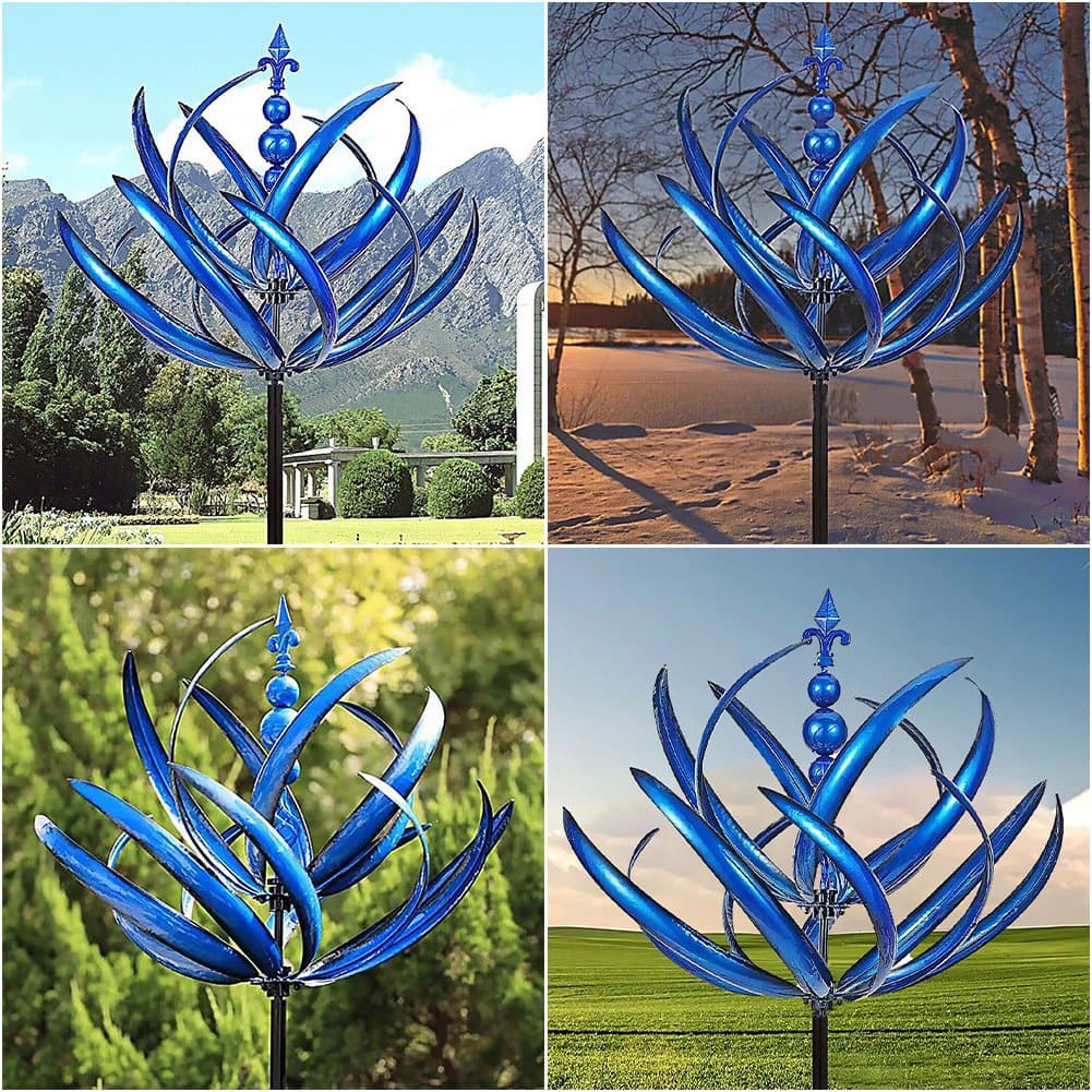 Belro stylish wind chime hanging outdoors, decorative garden and porch decor with metal tubes and intricate design.