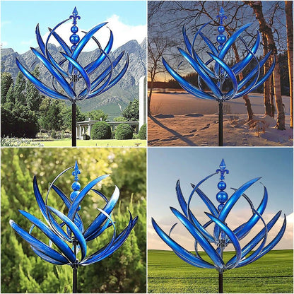 Belro stylish wind chime hanging outdoors, decorative garden and porch decor with metal tubes and intricate design.