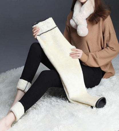 Belro women's fleece winter leggings, soft and warm clothing with a comfortable fit, ideal for cold weather wear.