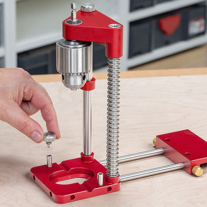 Belro Precise Woodworking Locator for cats, showing a compact, multi-tool device designed for pet furniture assembly.