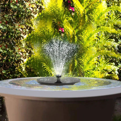 Belro solar-powered water fountain for home and garden decor, featuring a sleek design and solar panel for eco-friendly outdoor use.