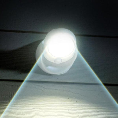 Belro weatherproof LED outdoor light with motion sensor mounted on exterior wall, suitable for home and garden lighting.