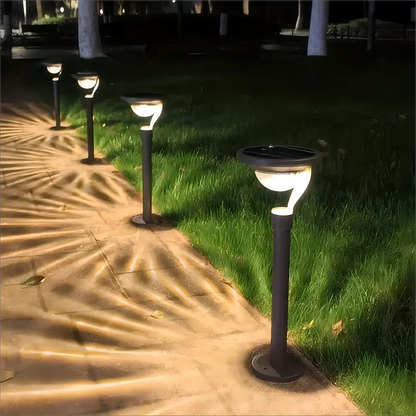 Belro ultra-powerful outdoor solar lamp with bright LED light, ideal for garden and patio illumination, weather-resistant design.