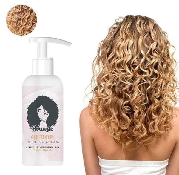 Belro curling cream tube for hair styling, showcasing its packaging and branding in a close-up shot.