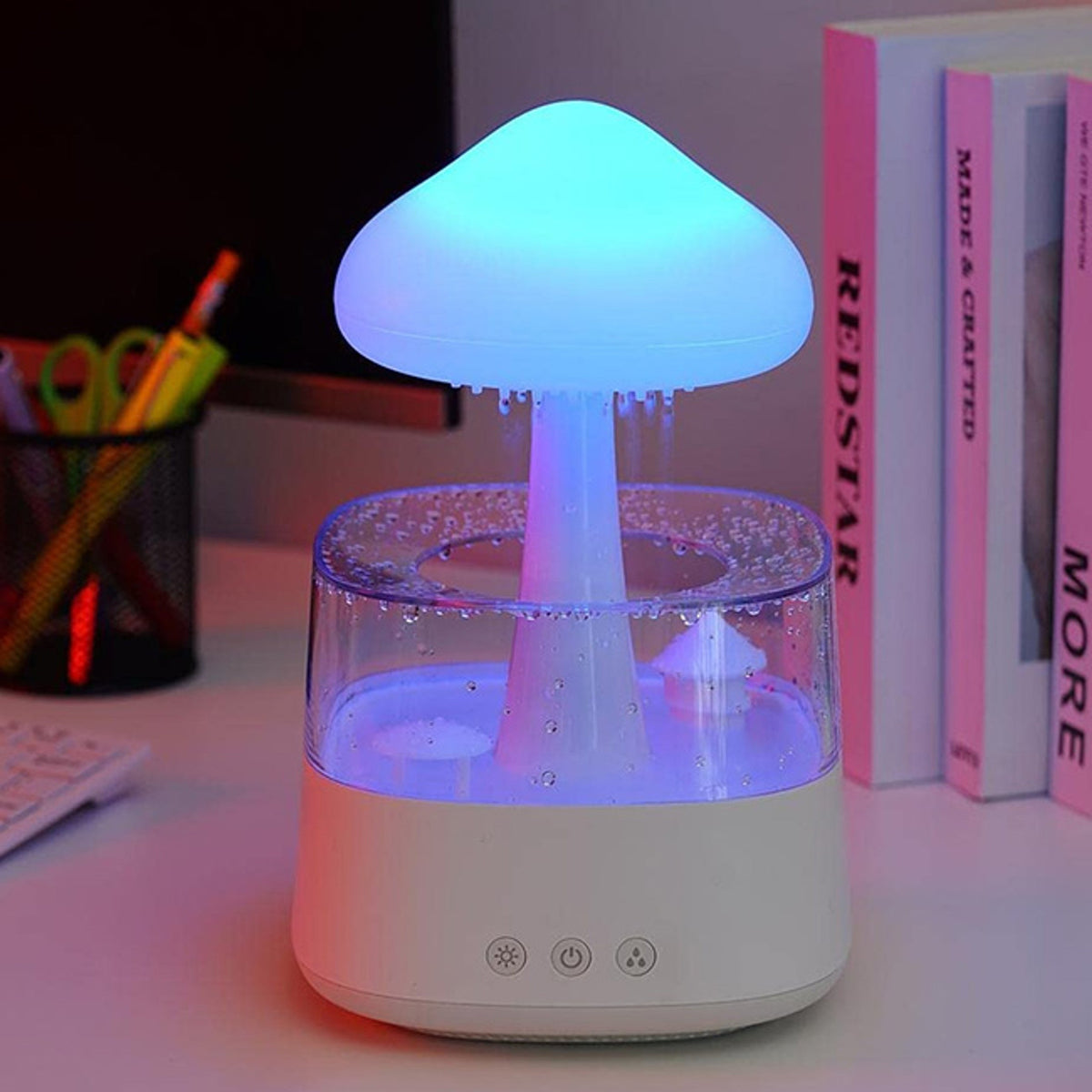 Belro humidifier for health and beauty, white plastic device with adjustable mist settings, helps improve sleep quality.
