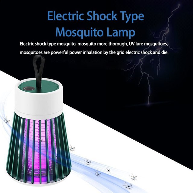 Belro UV light electric shock mosquito killer lamp with electronic grid and compact design for pest control.