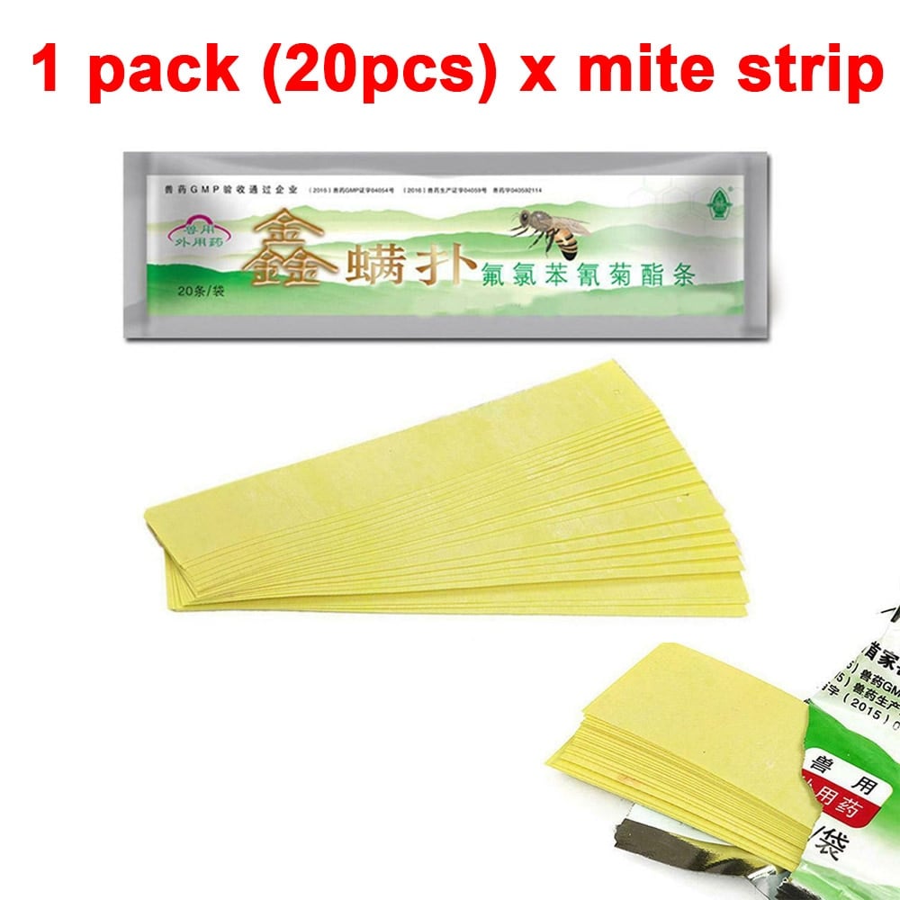 Set of 20 Belro Fluvalinate insect repellent strips for outdoor pest control, designed for home and garden use.