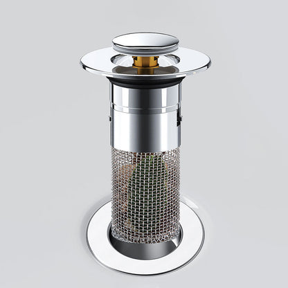 Belro stainless steel floor drain filter designed for kitchen and bathroom use, with a mesh cover to trap debris and prevent clogs.