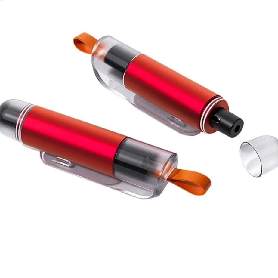 Belro safety hammer for emergencies, car-proof, with a bright orange handle and metal tip, designed for breaking glass in emergencies.