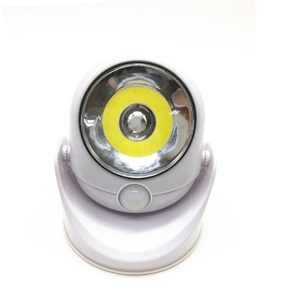 Belro weatherproof LED outdoor light with motion sensor installed in a garden, ideal for home security and outdoor illumination.