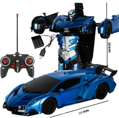 Belro 2-in-1 Transformer remote control car toy with convertible design, ready for action and imaginative play.