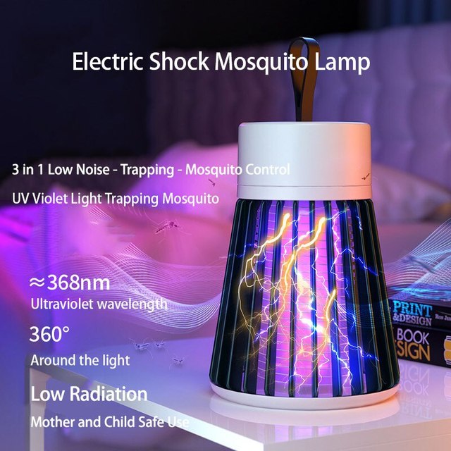 Belro UV light electric shock mosquito killer lamp with electronic grid, designed to attract and eliminate mosquitoes effectively.