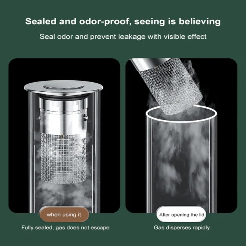 Belro stainless steel floor drain filter with mesh screen for kitchen or bathroom drainage, durable and rust-resistant.