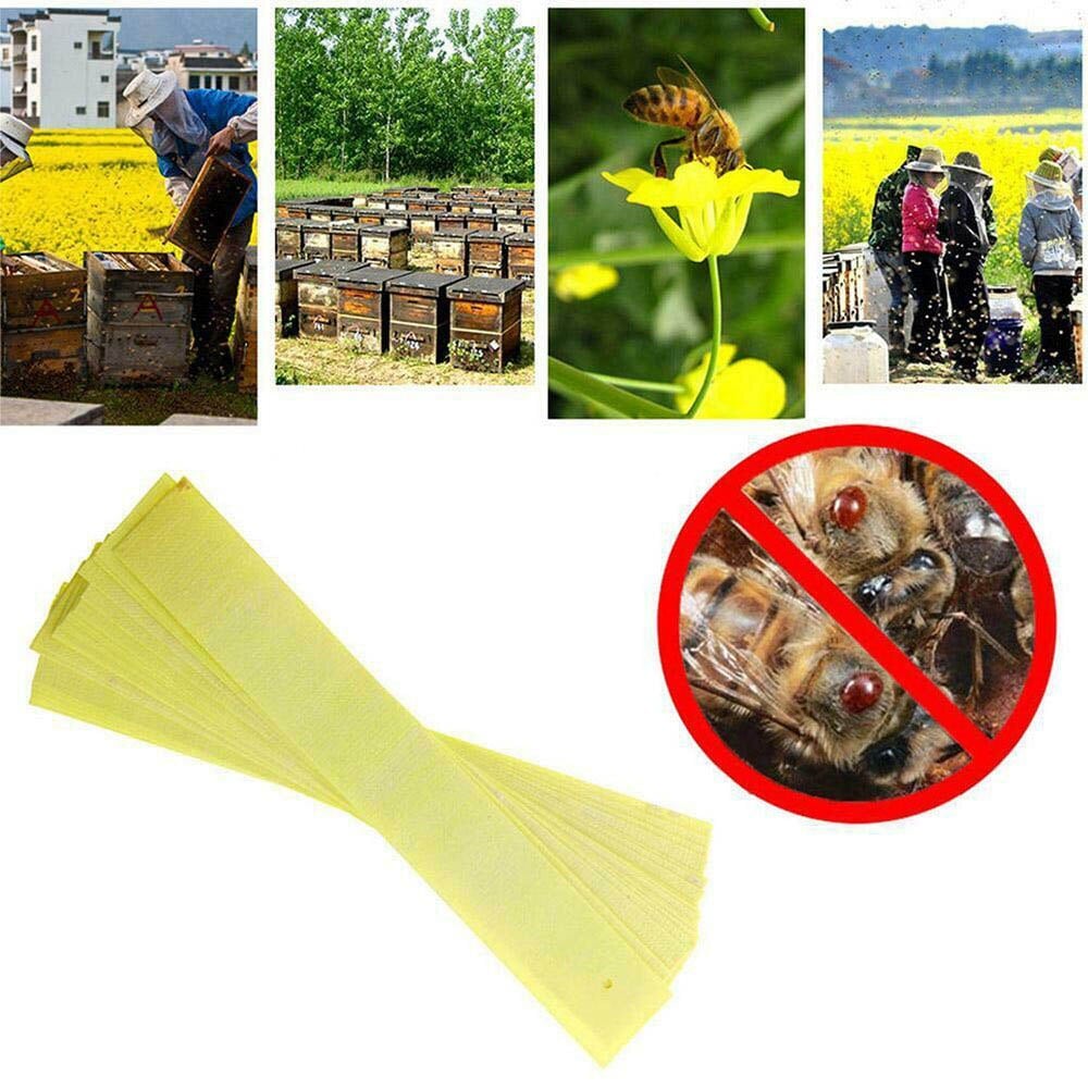 Set of 20 Belro Fluvalinate insect repellent strips for outdoor pest control, shown in a clear view with packaging.