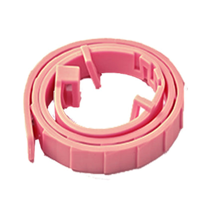 Belro tick and flea protection collar for dogs, showing the adjustable collar with a secure buckle and protective tags.