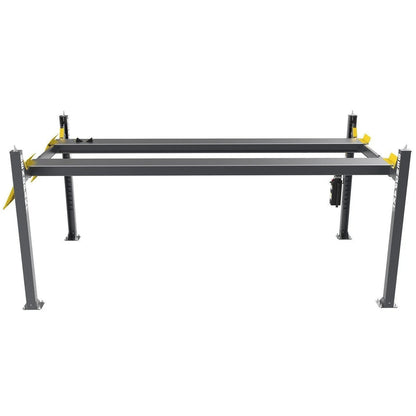BENDPAK HD-14T 14,000-lb capacity tall car lift with 82-inch rise, featuring sturdy steel construction and multiple lifting arms.