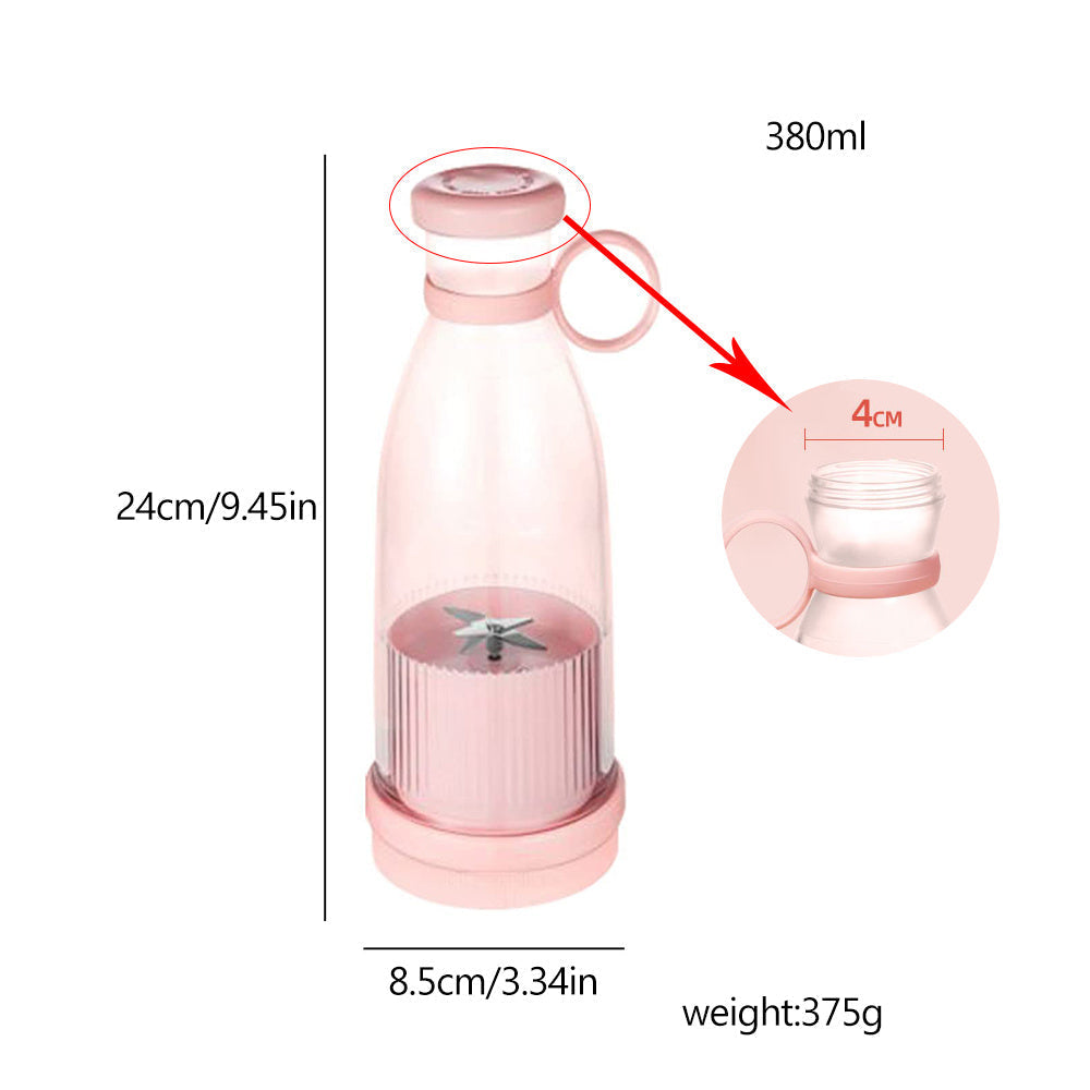 Belro portable electric juicer blender with compact design, showcasing its sleek body and blending blades for fresh juice.