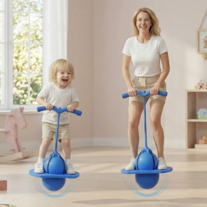 Mivoza balance bouncer ball for kids and adults, used for coordination training and fun fitness exercises.