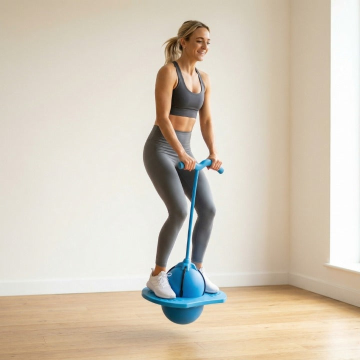 Mivoza Balance Bouncer Ball for kids and adults, a colorful balance trainer for coordination and fun fitness exercises.